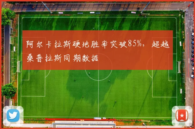 阿尔卡拉斯硬地胜率突破85%,超越桑普拉斯同期数据